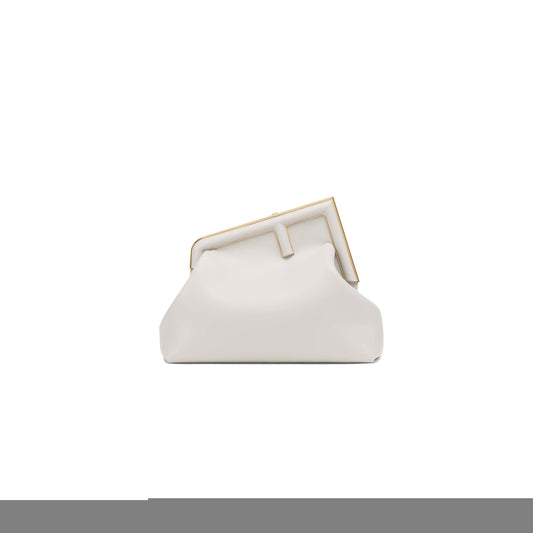 F**di first medium - light gray leather bag 8bp127abvef1c76 (32.5*23.5*15cm)