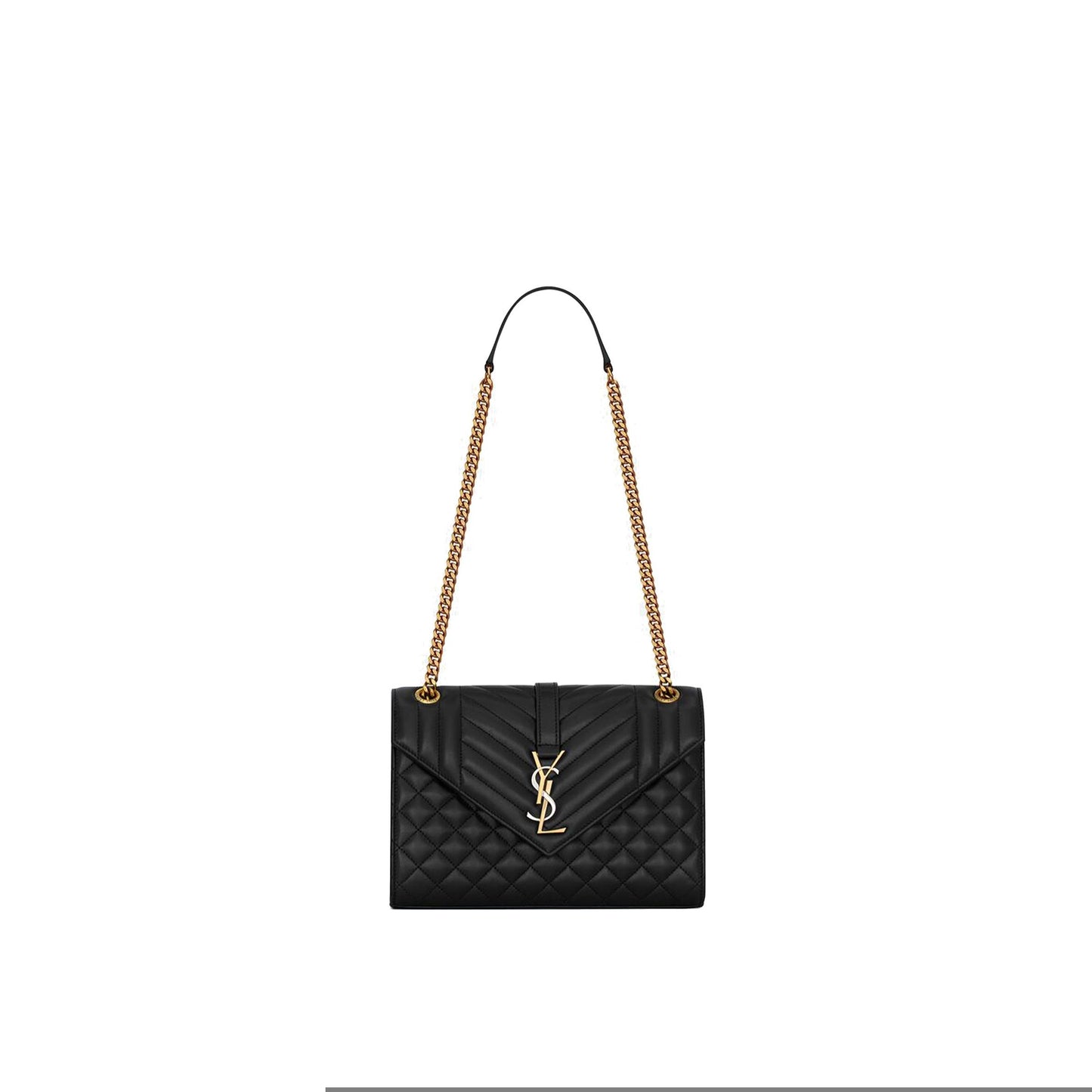Y*L envelope medium in mix matelassé leather 600185aabzo1025 (24*17.5*6cm)