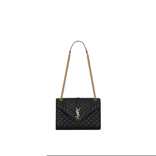 Y*L envelope medium in mix matelassé leather 600185aabzo1025 (24*17.5*6cm)