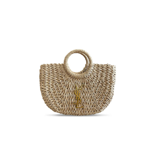 Y51 medium straw beach bag (28*17*6cm)