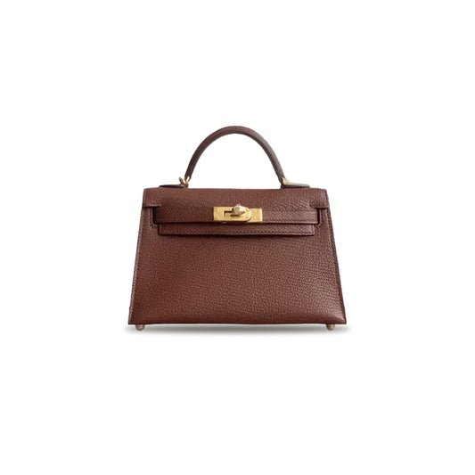 H**mes mini kelly ii chever goat havana (19*12*5.5cm)