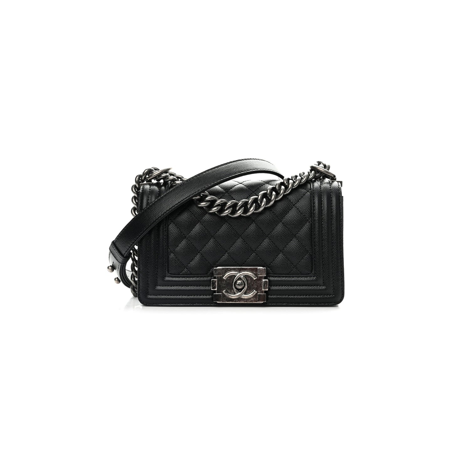 Ch*el master caviar small quilted boy flap black a67085 y83338 94305 (20*12*8cm)