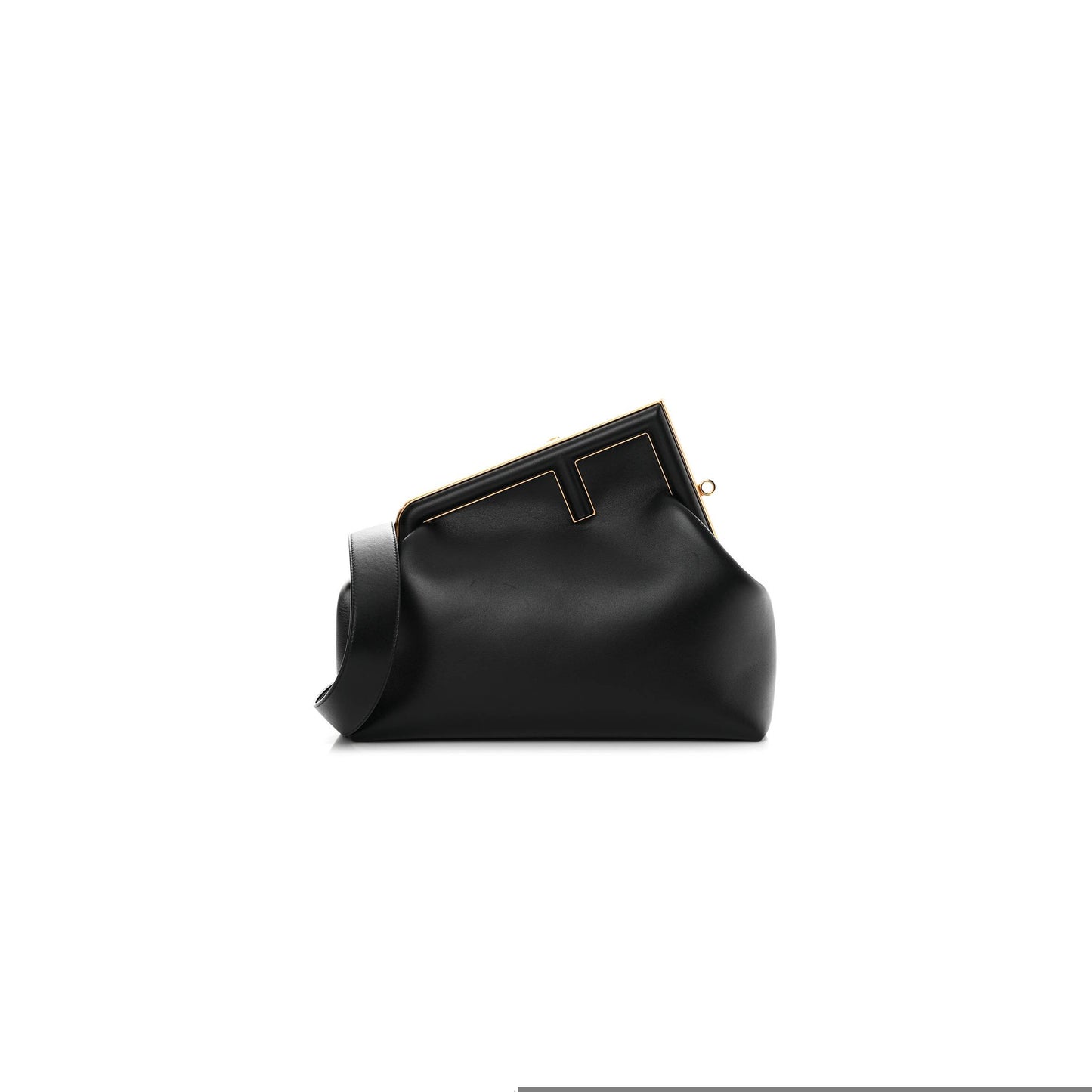 F**di shiny nappa medium F**di first black (31*26*10cm)