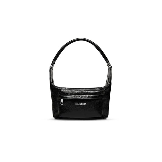 Ba*len*cia*ga raver handbag medium in black 7411272aacq1000 (29*17.8*10.9cm)