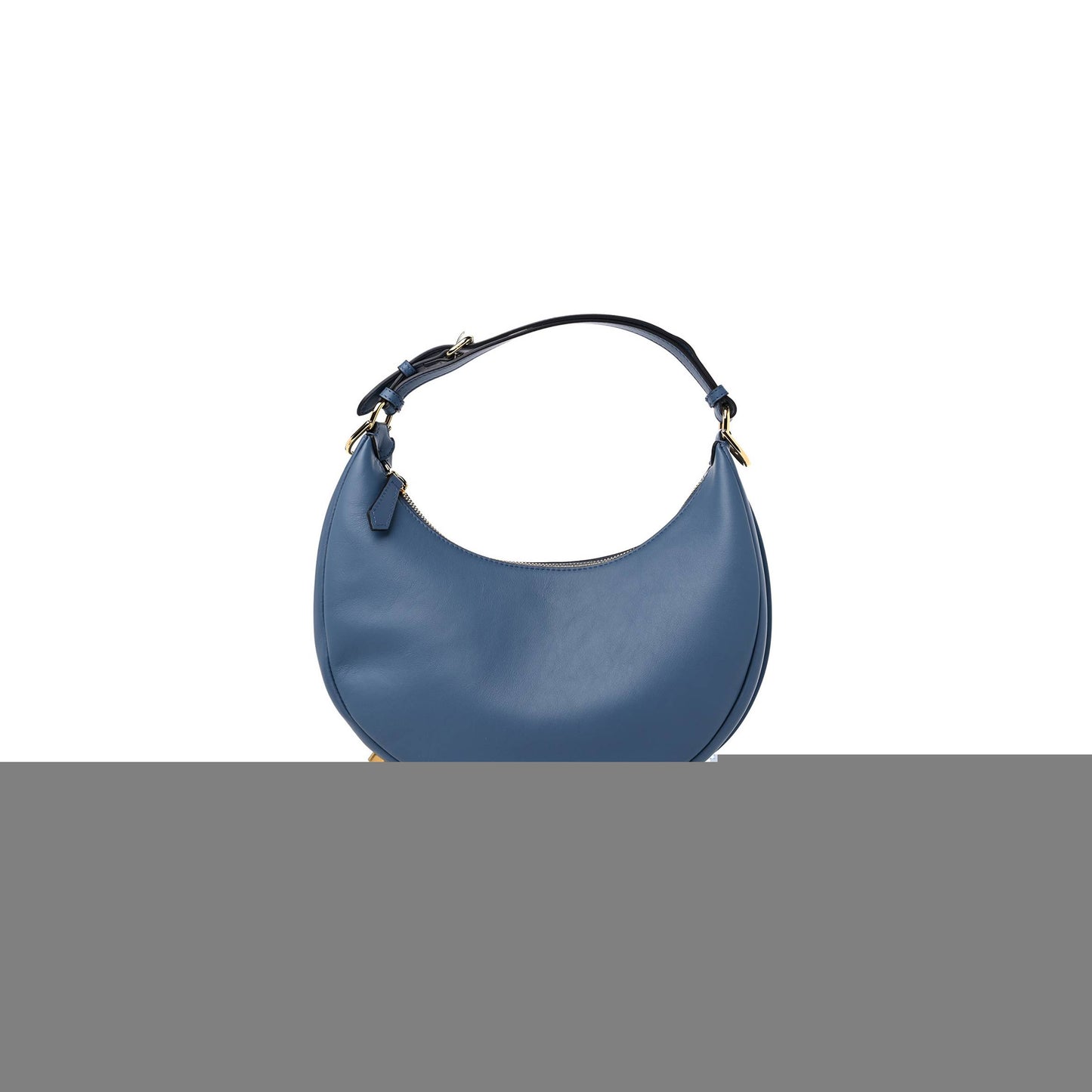 F**di vitello grace matte small F**digraphy hobo bag mirto (22*17*9cm)