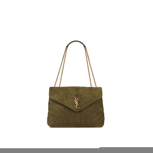 Y*L loulou medium in quilted suede 5749461u8673206 (32*22*12cm)