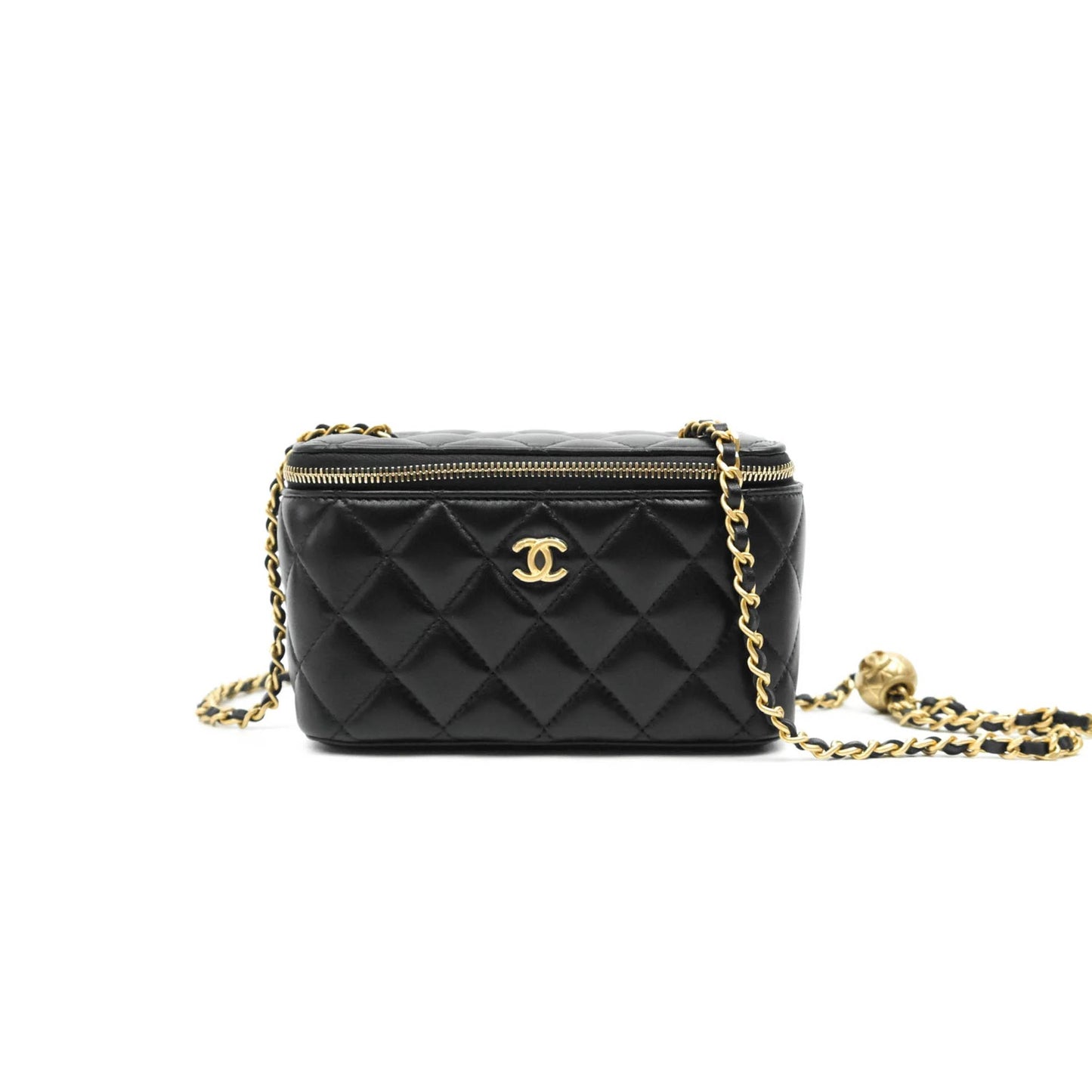 Ch*el vanity with chain ap2937 b08845 94305 (19.2*12.3*3.5cm)