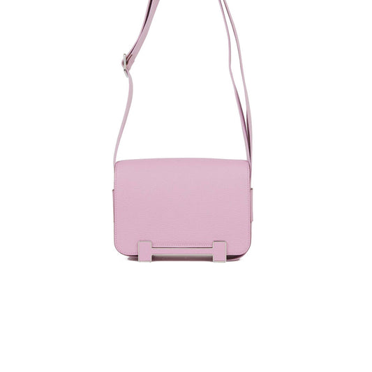 H**mes geta mauve sylvestre chevre palladium hardware (20.3*14*6.4cm)