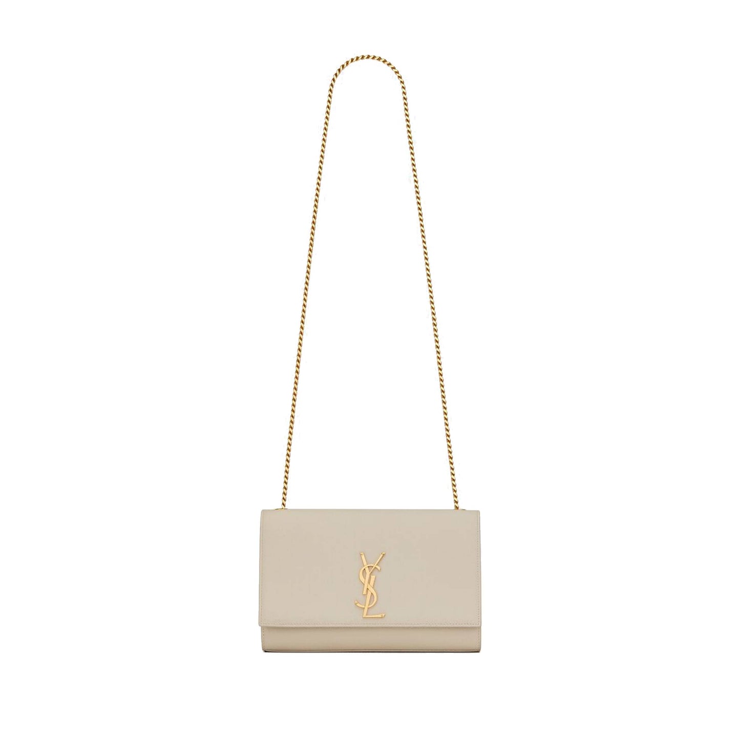 Y*L kate medium chain bag in grain de poudre embossed leather 364021bow0j9207 (24*14.5*5.5cm)