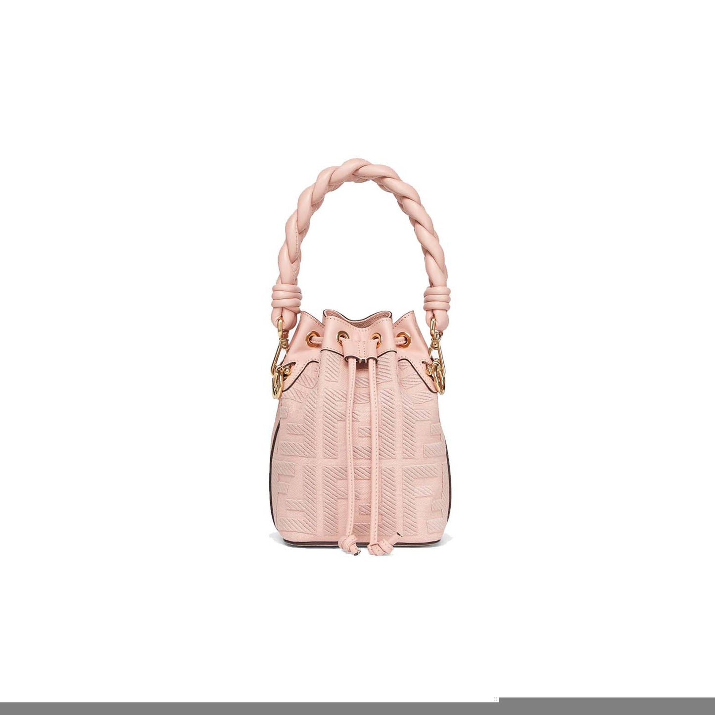 F**di mon tresor - pink ff canvas mini-bag 8bs010akkwf0j2f (18*12*10cm)