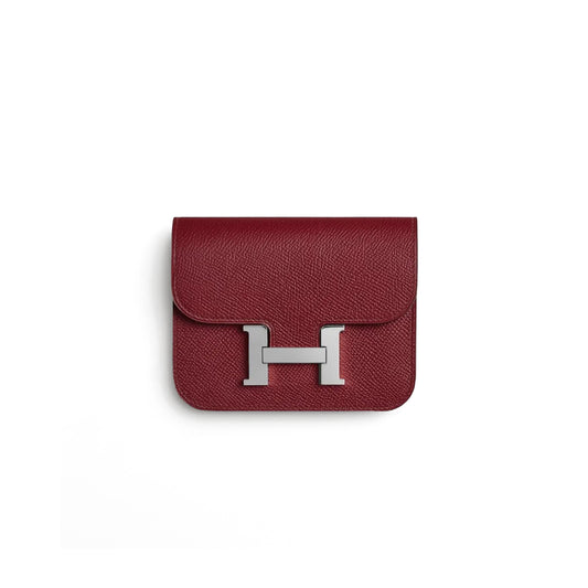 H**mes master constance slim wallet h082060ckb5(12.4*10.2*3cm)