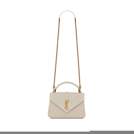 Y*L college medium chain bag in quilted leather 600279brm079207 (24*17*6.5cm)