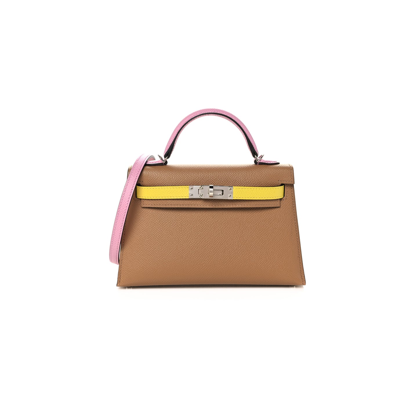 H**mes master epsom mini kelly ii three color combinations (19*12*5.5cm)