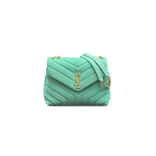 Y*L loulou small chain bag in suede 494699300587 (23*17*9cm)