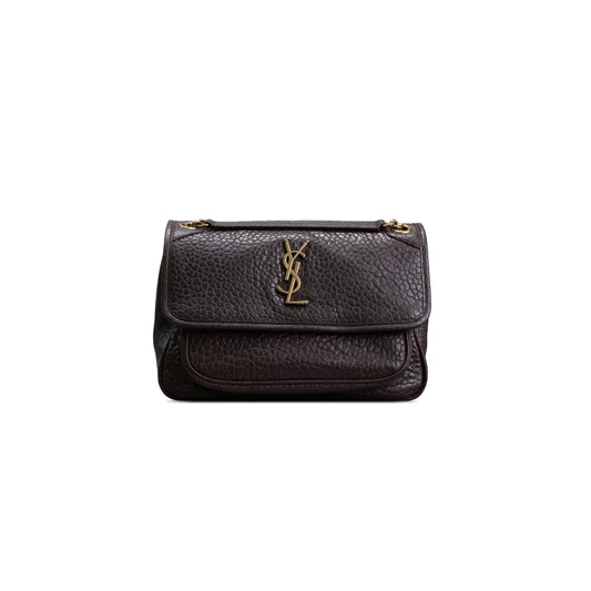 Y*L niki medium in grained lambskin 633158 (28*20*8.5cm)