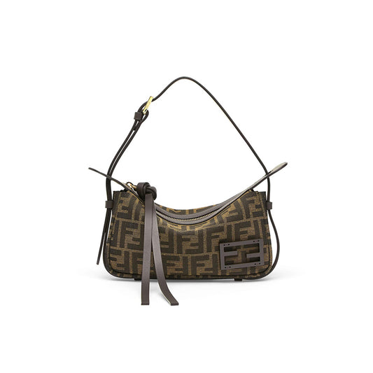 F**di simply ff jacquard shoulder bag 8bs097afpmf1gl7 (22*12*4cm)