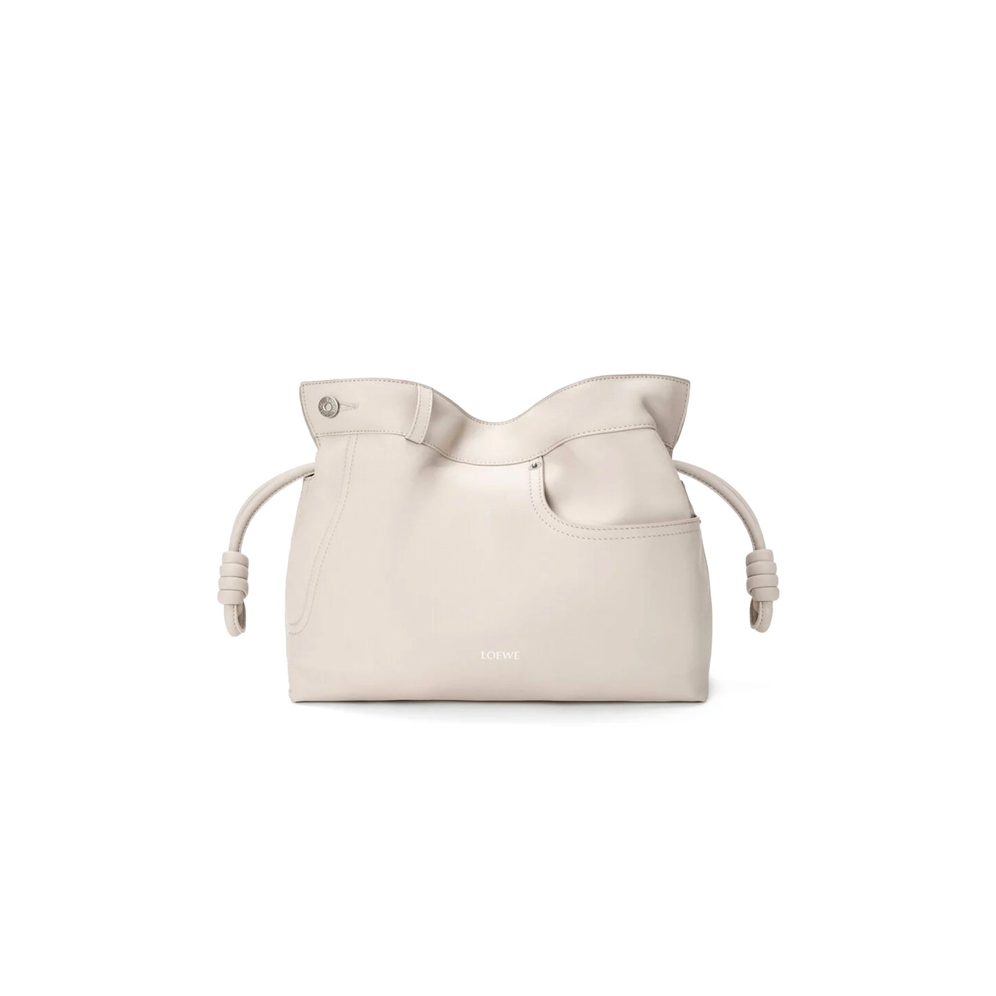 L0ew* panta medium flamenco clutch in shiny calfskin a411fc1xdz (30*24.5*10.5cm)