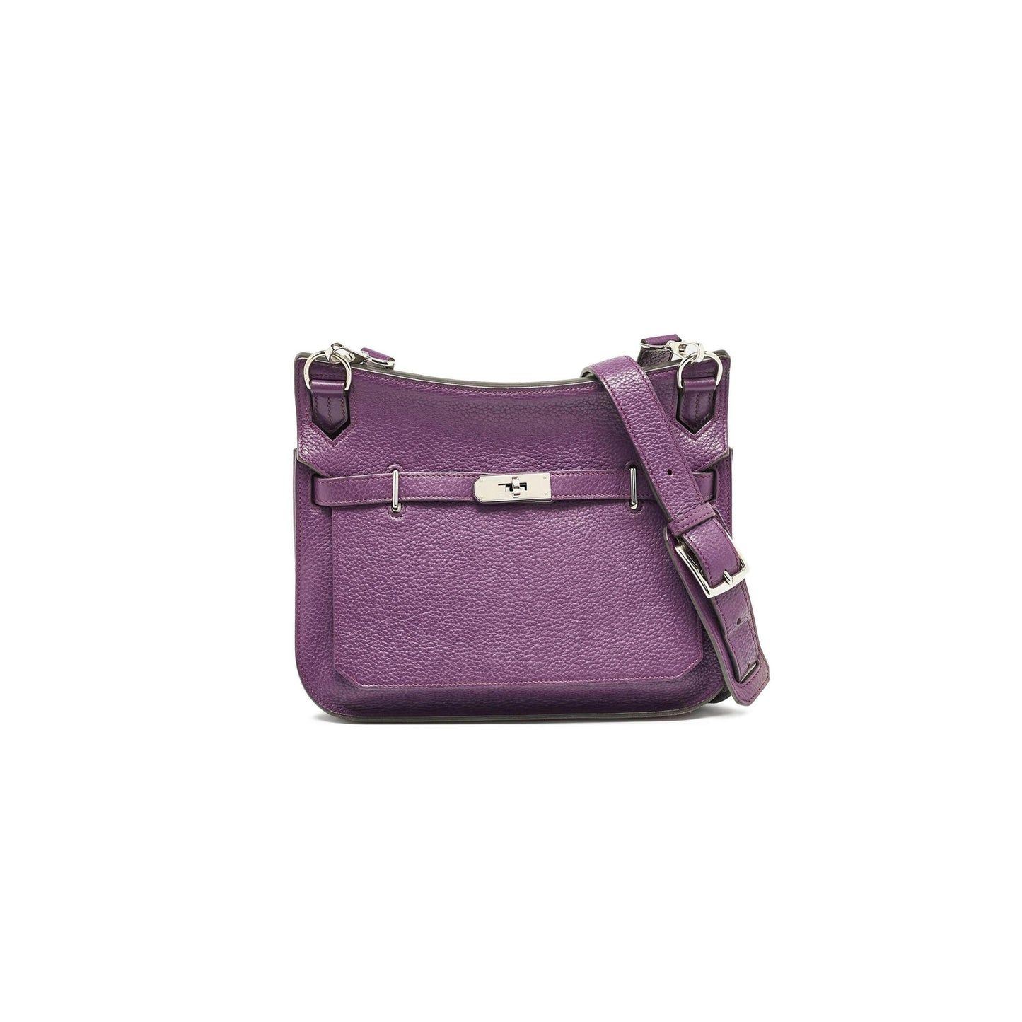 H**mes master jypsiÈre shoulder anemone purple bag (28*22*12cm)