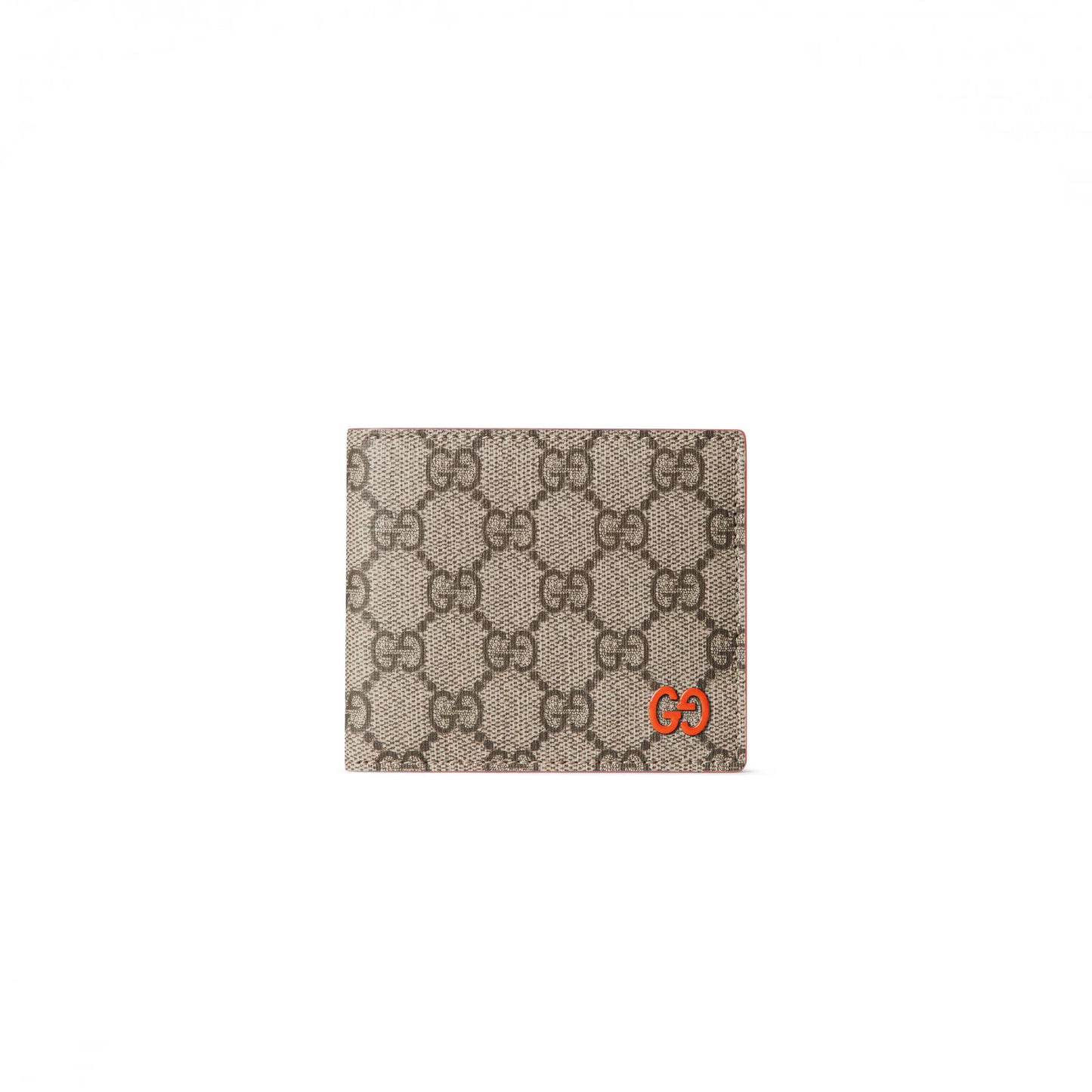 Gvc*1 orange interior gg bi-fold wallet ‎‎768243 (21*9cm)