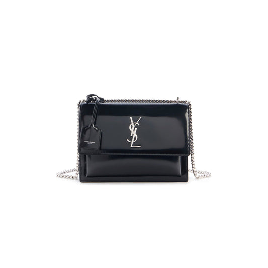 Y*L sunset medium in pearlescent leather 422906 (22*16*8cm)