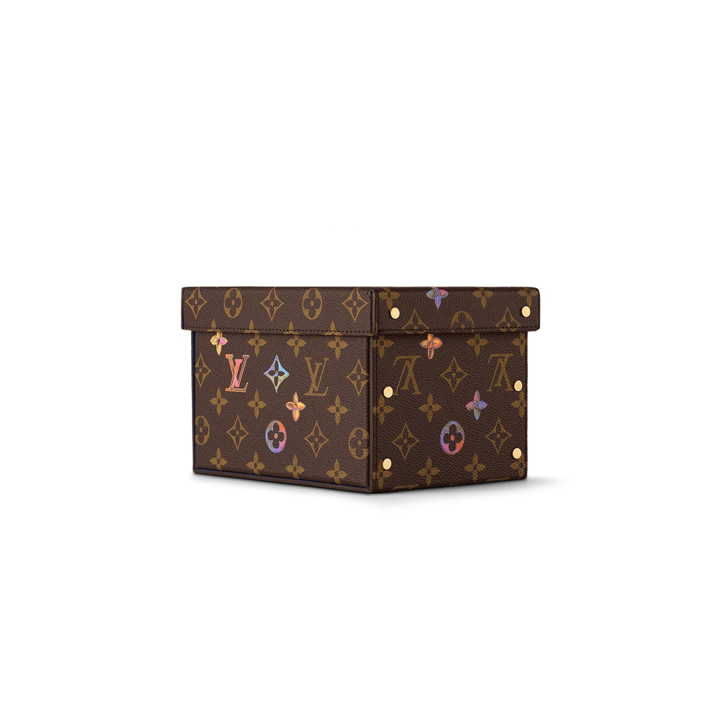l0vis Vvtt0n monogram color box gi0763 (18.5*14.5*12.5cm)