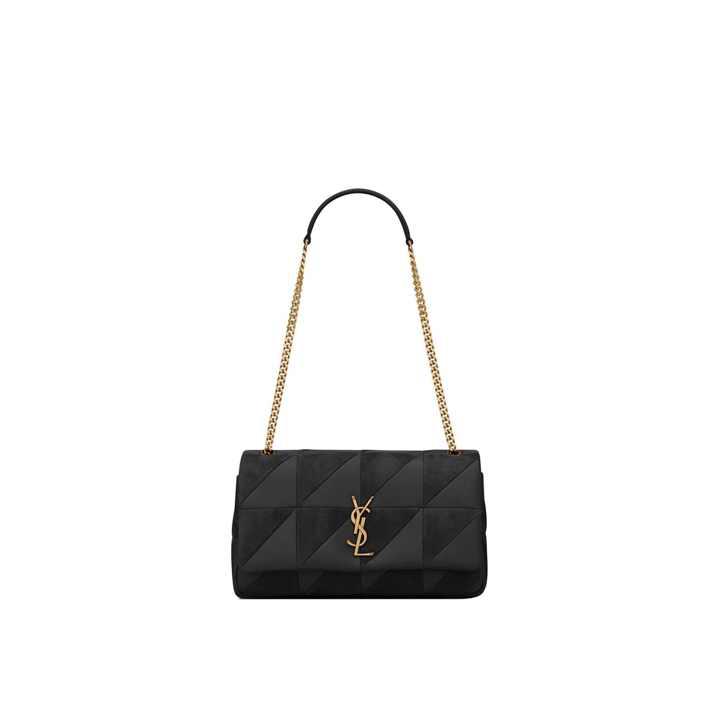 Y*L jamie medium chain bag in lambskin and suede 515821copp71000 (25*15*7.5cm)