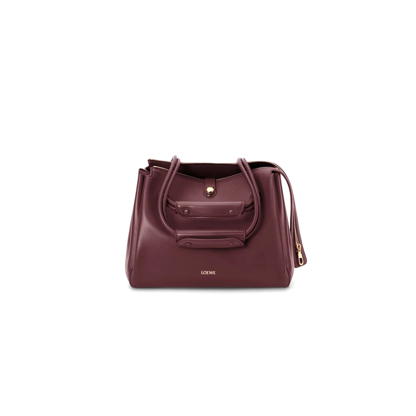 l0ew* medium madrid bag in S*pple calfskin aanbab1x01-7240 (28.5*23*11cm)