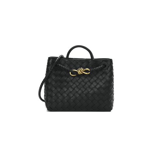 bo*te*ga Ve*ne*ta nappa intrecciato small andiamo shoulder bag black (25*20*10cm)