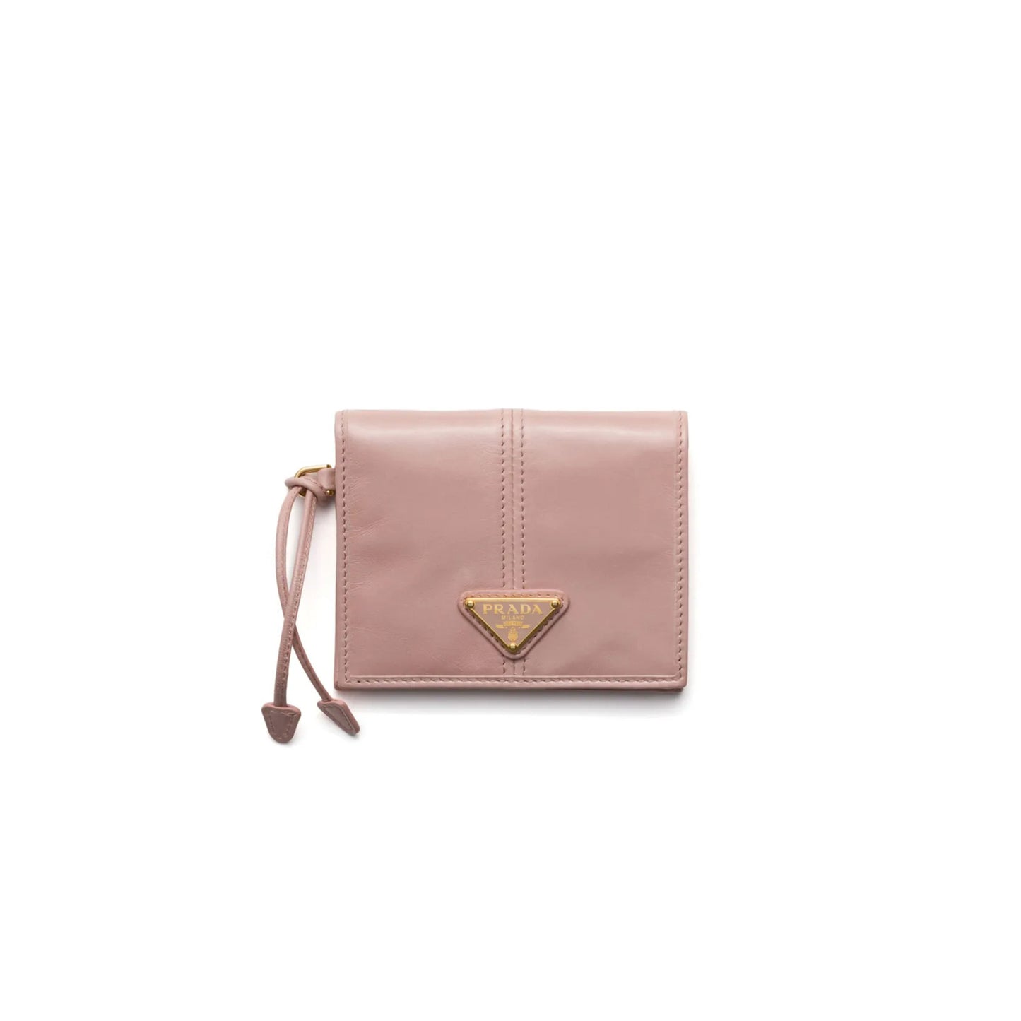Pra*a small leather wallet 1mv204 (11.2*8.5cm)