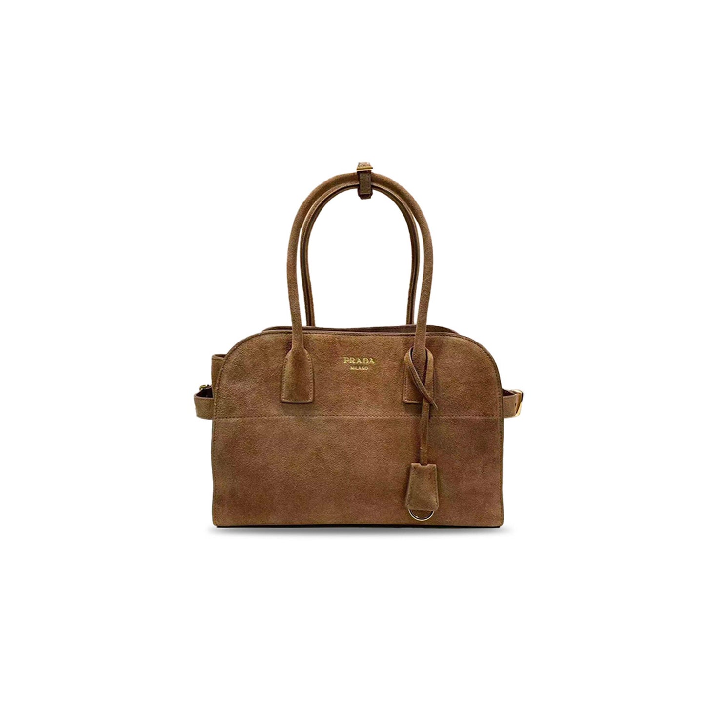 Pra*a medium suede tote bag (32*23.5*16cm)