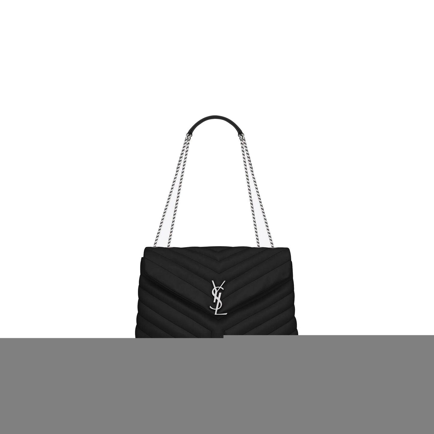 Y*L loulou medium chain bag in quilted leather 574946dv7261000 (32*22*12cm)
