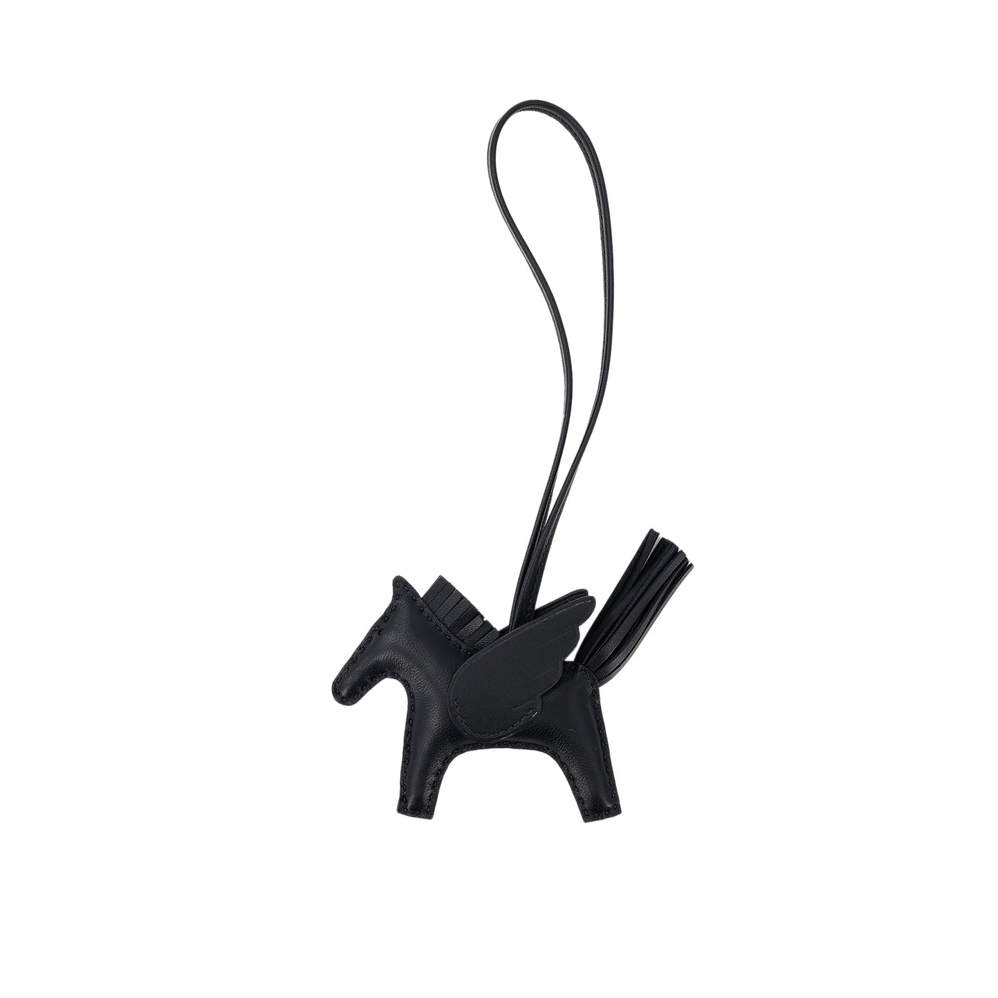 H**mes rodeo pegase pm pegasus pendant noir black agneau