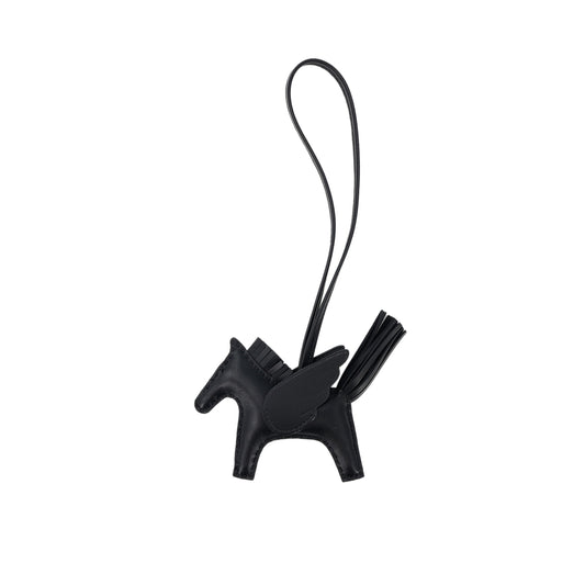H**mes rodeo pegase pm pegasus pendant noir black agneau