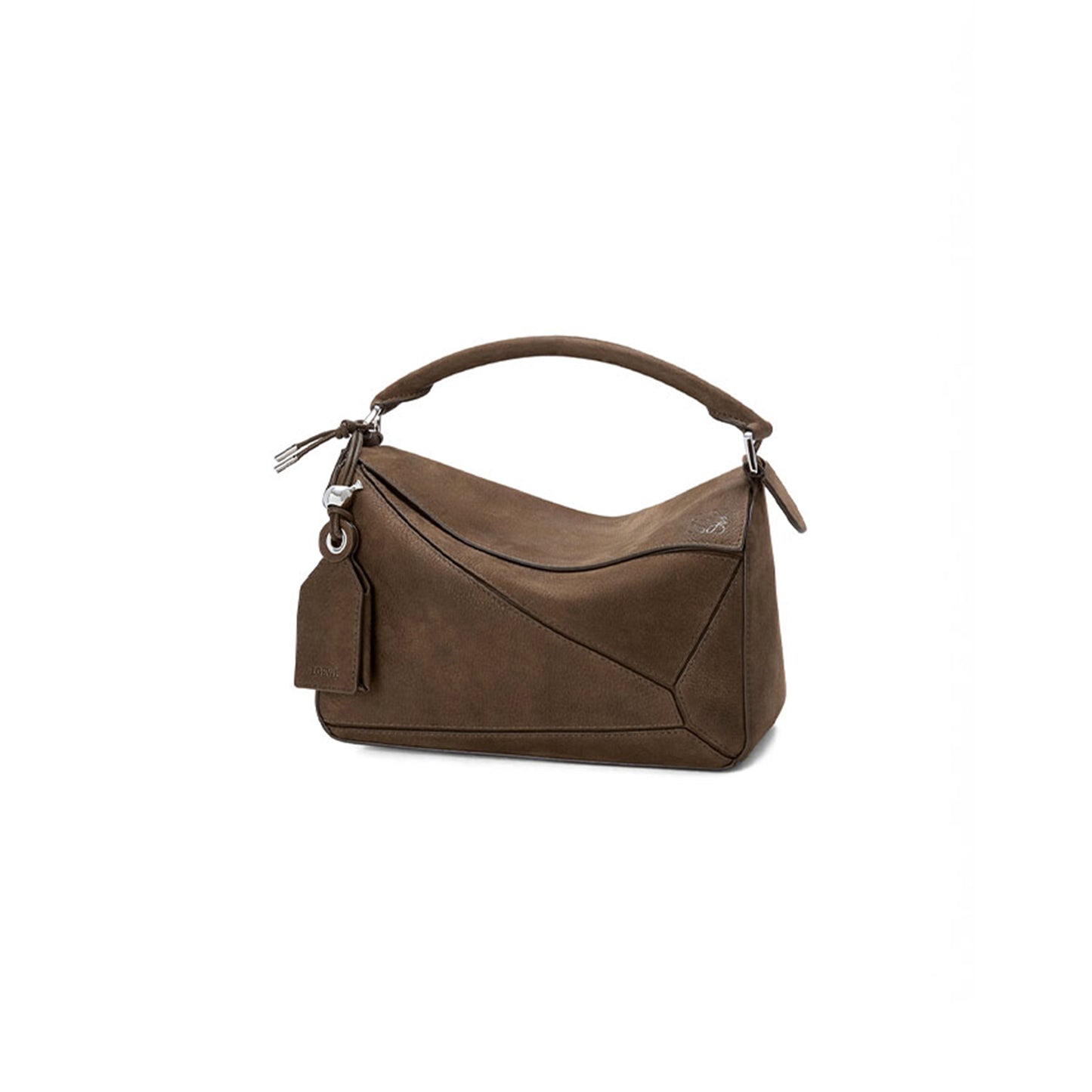 L0ew* small featherlight puzzle bag in grained nubuck a510plsx03 (24*16.5*10.5cm)