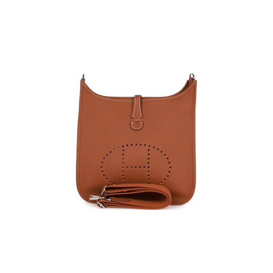 H**mes evelyne iii pm gold clemence palladium hardware (29*30*7cm)
