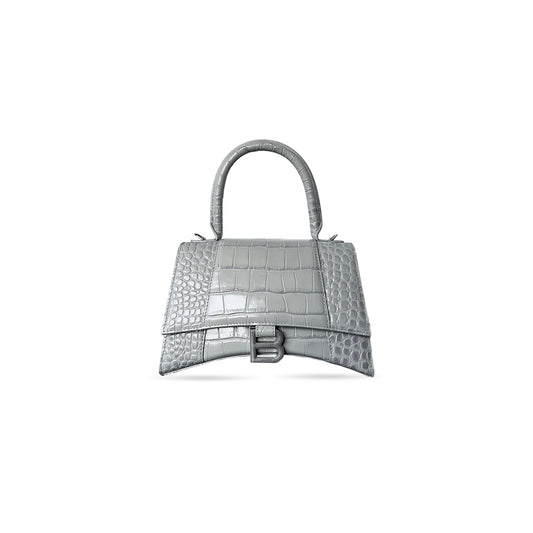 Ba1en*iaga women''s hourglass handbag small in dark gray 5935461lrgm5011 (22.9*15*9.9cm)