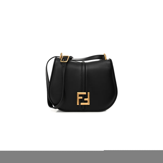 F**di vitello brenta cher medium F**di c'mon black (25*18*8cm)