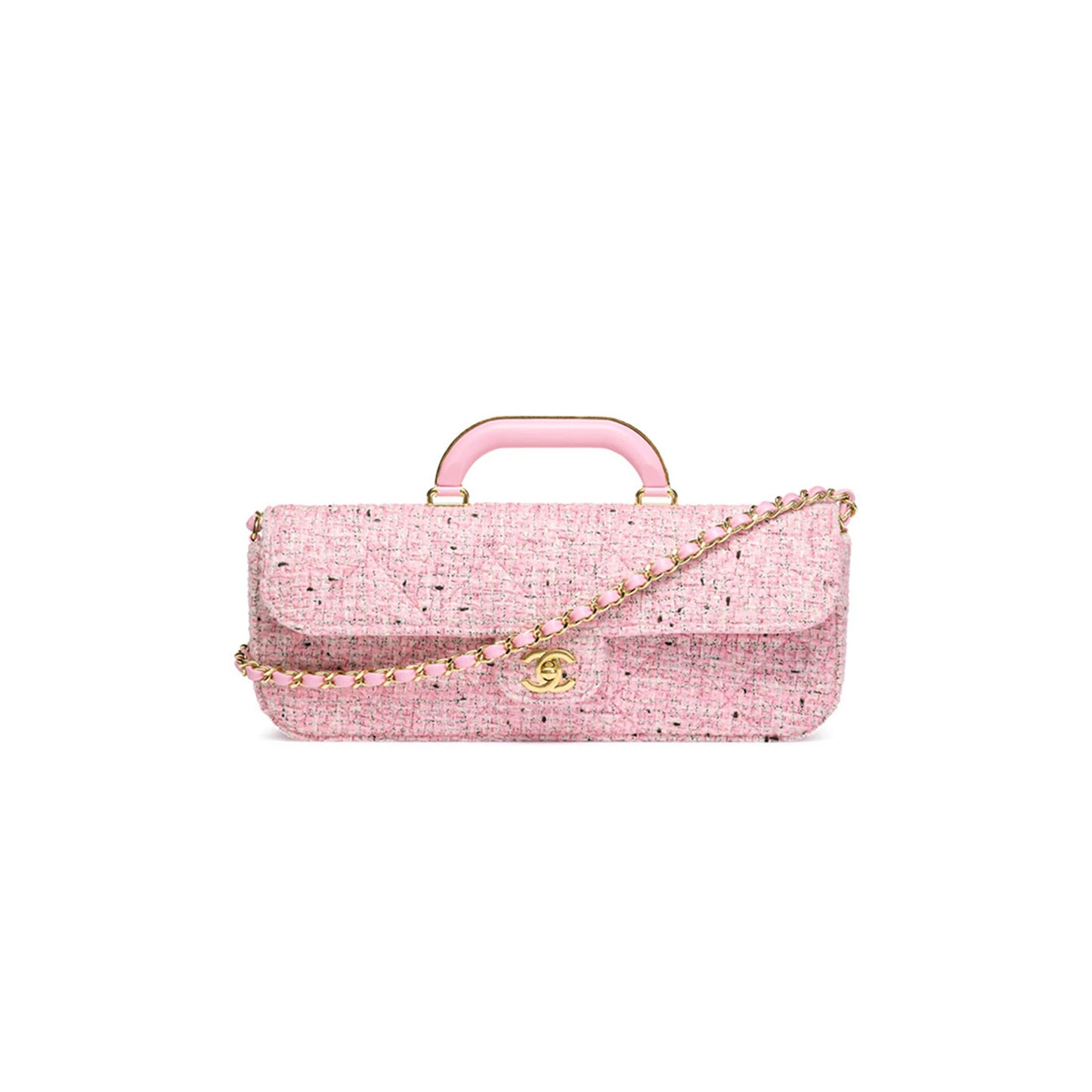 Ch**el large flap bag with top handle as5807 (30*12.5*5cm)