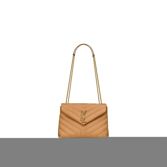 Y*L loulou small chain bag in quilted leather 494699dv7272357 (23*17*9cm)