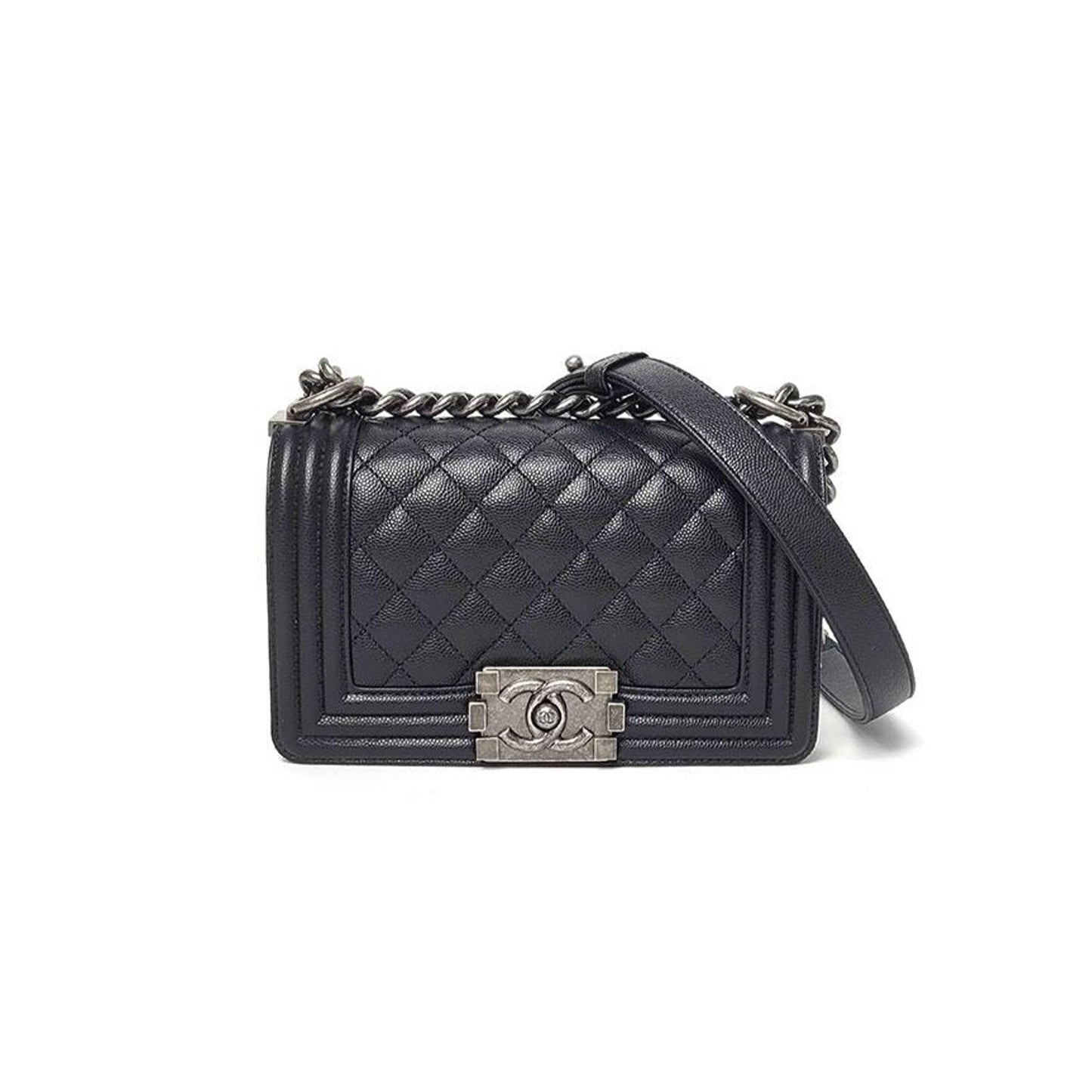 Ch*el small boy Ch*el handbag . a67085 y09953 94305 (20.5*12*8.5cm)