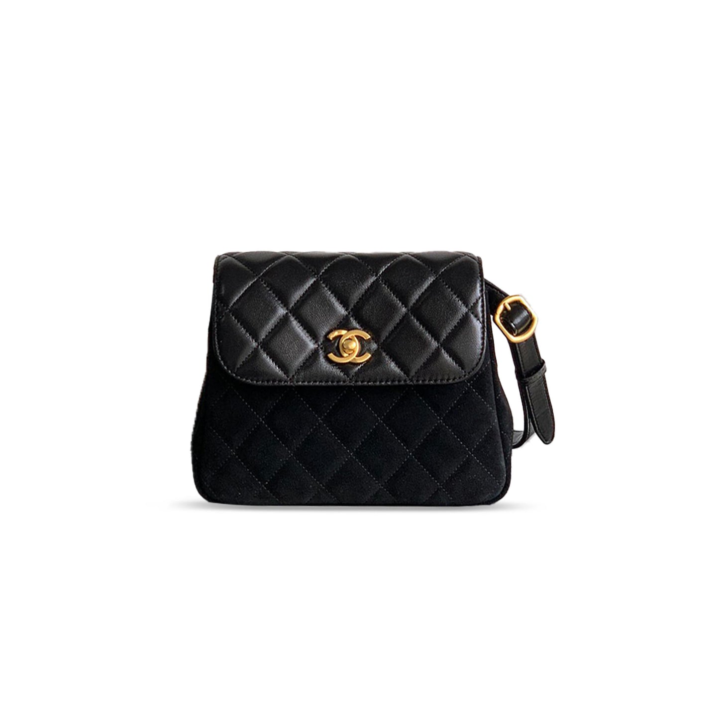Ch*el 25a handle kelly bag a94679 (18*14.5*6.5cm)