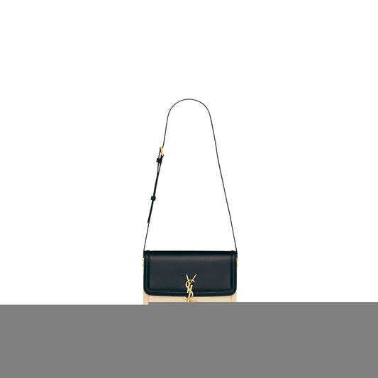 y*l solferino medium satchel in box Sa**t Lau*nt leather 63430516c7w1089 (23*16*6cm)