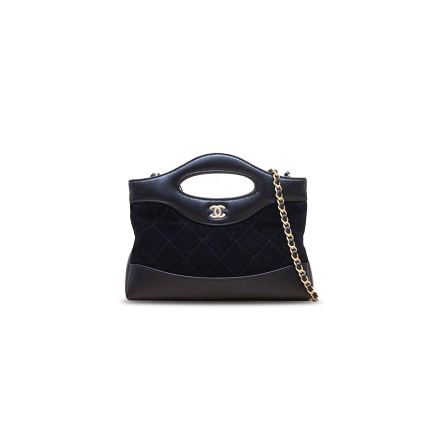 Ch*el nano 31 suede shopping bag (20*17.5*3.5cm)