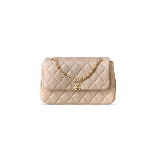 Ch*el clutch with chain1635746 (22.5*14*5.8cm)