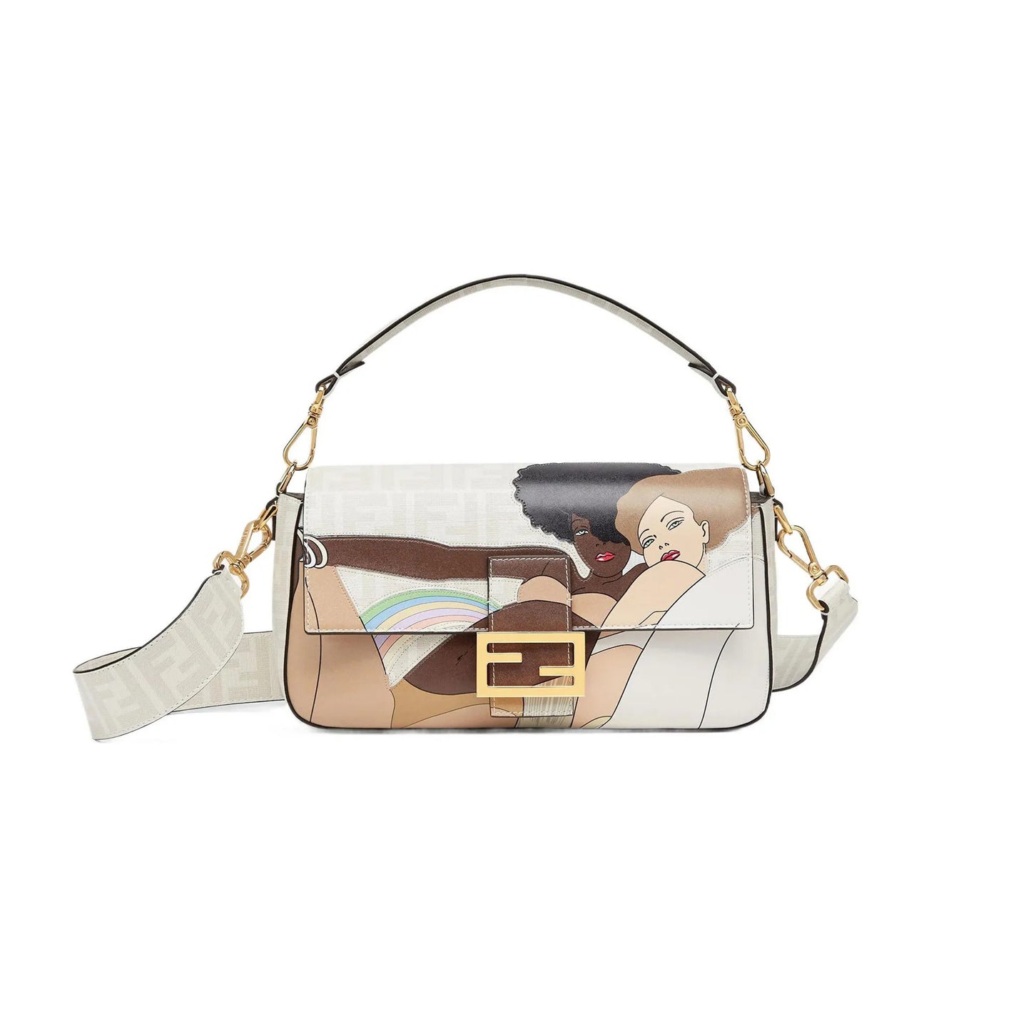 F**di baguette bag 8br600ajh1f1gf8 (27*15*6m)