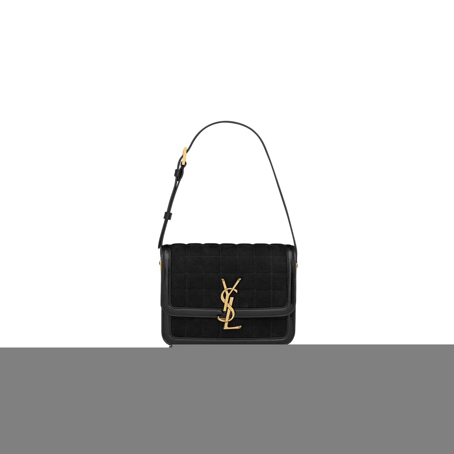 Y*L solferino small satchel in quilted nubuck suede 739139aabr91000 (18.5*14*6cm)