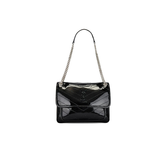 Y*L niki medium in patent leather 63315840227076 (28*20*8.5cm)