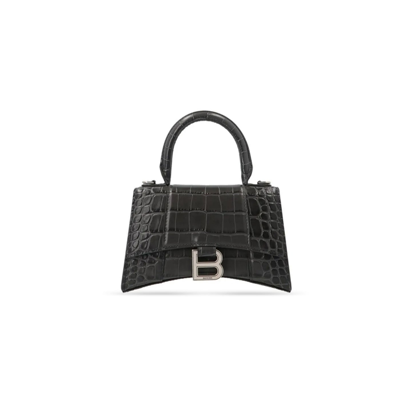 Ba*len*cia*ga women''s hourglass handbag xs in ink gray 5928331lr6y1309 (18.8*13*7.9cm)