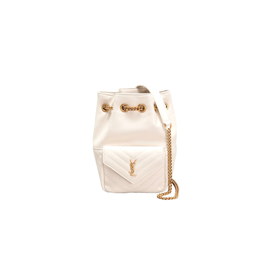 Y*L joe mini bucket bag in smooth leather 401222209408 (19*13*13cm)