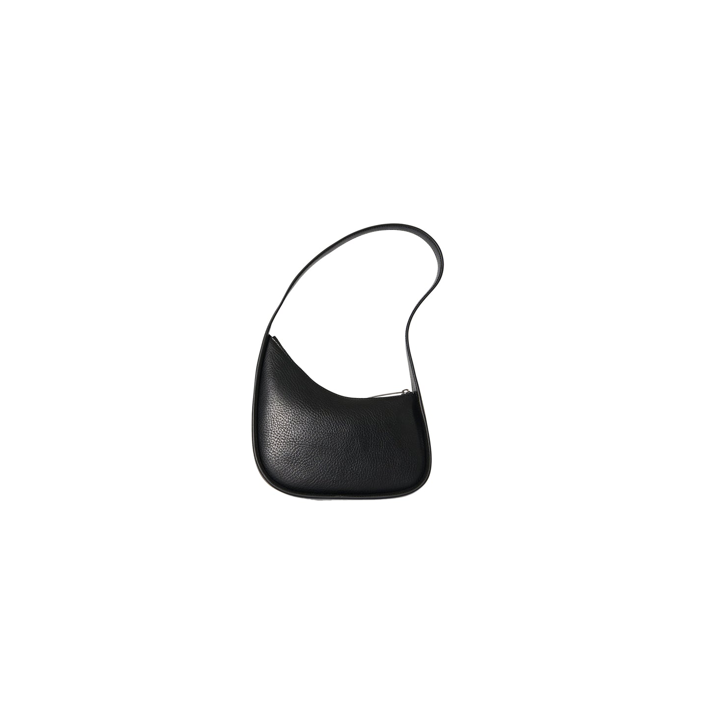 T*e R*w half moon bag in leather black w1249l136bas (34*20*6cm)